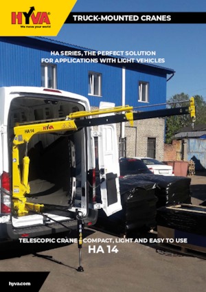 Hydrauliczne żurawie do załadunku Hyva Crane HA 14 E2