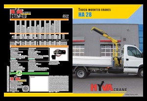 Hydrauliczne żurawie do załadunku Hyva Crane HA 28