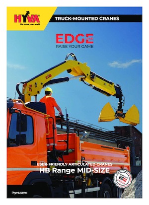 Hydrauliczne żurawie do załadunku Hyva Crane HB 112 E2