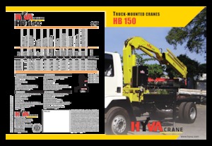 Hydrauliczne żurawie do załadunku Hyva Crane HB 150 J2