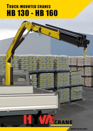 Hydrauliczne żurawie do załadunku Hyva Crane HB 160 E1