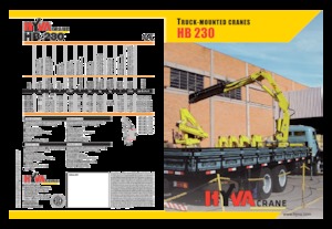 Hydrauliczne żurawie do załadunku Hyva Crane HB 230