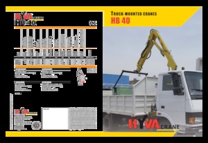 Hydrauliczne żurawie do załadunku Hyva Crane HB 40
