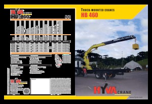 Hydrauliczne żurawie do załadunku Hyva Crane HB 460 E2