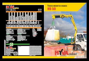 Hydrauliczne żurawie do załadunku Hyva Crane HB 50