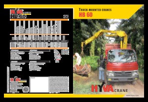 Hydrauliczne żurawie do załadunku Hyva Crane HB 60 E1