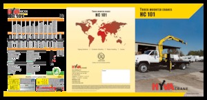 Hydrauliczne żurawie do załadunku Hyva Crane HC 101X 