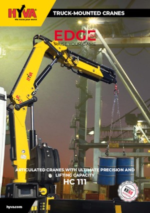 Hydrauliczne żurawie do załadunku Hyva Crane HC 111 E3