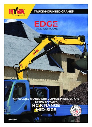 Hydrauliczne żurawie do załadunku Hyva Crane HC 111K E3 