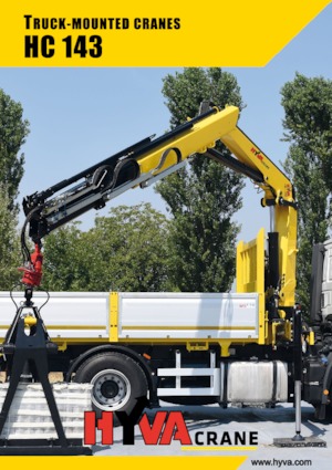 Hydrauliczne żurawie do załadunku Hyva Crane HC 143 