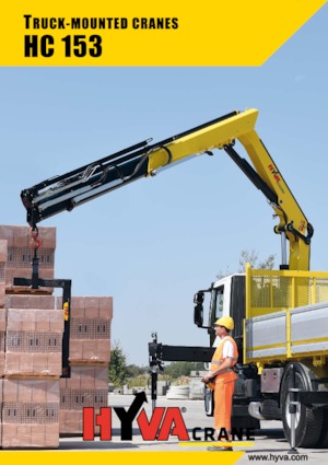 Hydrauliczne żurawie do załadunku Hyva Crane HC 153 E6