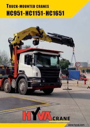 Hydrauliczne żurawie do załadunku Hyva Crane HC 1151 J6 