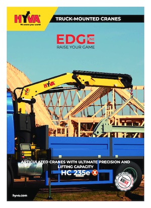 Hydrauliczne żurawie do załadunku Hyva Crane HC 235e X E6 