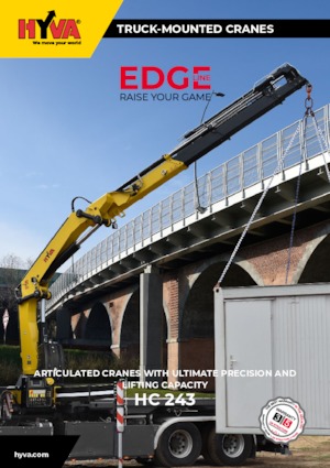 Hydrauliczne żurawie do załadunku Hyva Crane HC 243 E6 J2 