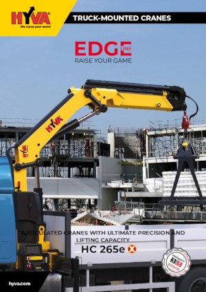 Hydrauliczne żurawie do załadunku Hyva Crane HC 265e E6 