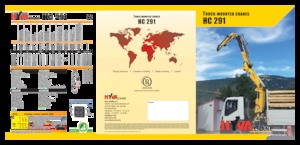 Hydrauliczne żurawie do załadunku Hyva Crane HC 291X 