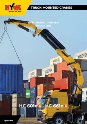 Hydrauliczne żurawie do załadunku Hyva Crane HC 661e E4 
