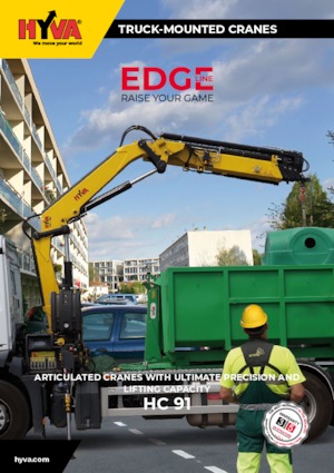 Hydrauliczne żurawie do załadunku Hyva Crane HC 91 E4