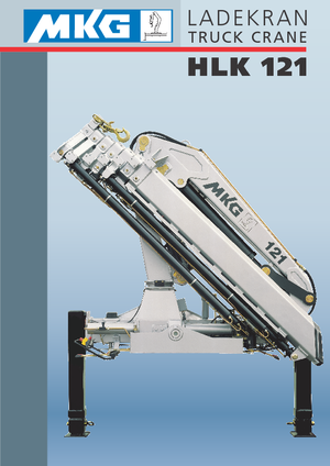 Hydrauliczne żurawie do załadunku MKG HLK 121 a2 