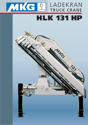 Hydrauliczne żurawie do załadunku MKG HLK 131 HP a1