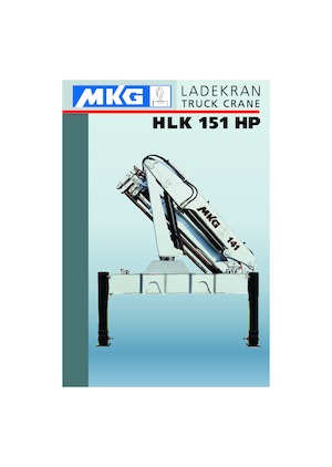 Hydrauliczne żurawie do załadunku MKG HLK 151 HP a4 