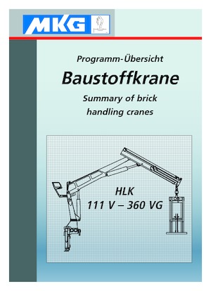 Hydrauliczne żurawie do załadunku MKG HLK 231 a2V 