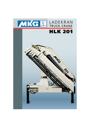 Hydrauliczne żurawie do załadunku MKG HLK 201 HP a1