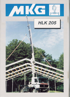 Hydrauliczne żurawie do załadunku MKG HLK 205 a2