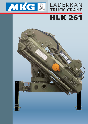 Hydrauliczne żurawie do załadunku MKG HLK 261 a7 