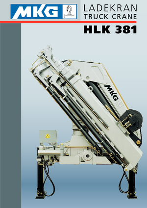 Hydrauliczne żurawie do załadunku MKG HLK 381 HP a1
