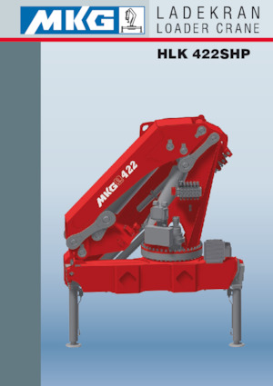 Hydrauliczne żurawie do załadunku MKG HLK 422 SHP a8