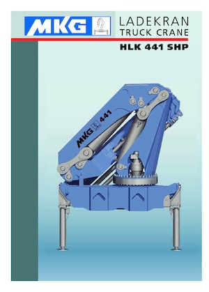 Hydrauliczne żurawie do załadunku MKG HLK 441 SHP a4 