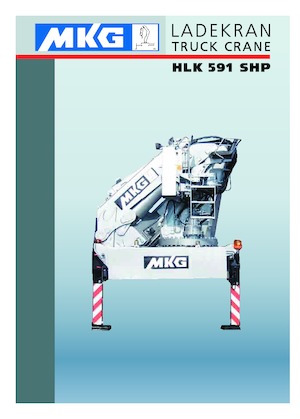 Hydrauliczne żurawie do załadunku MKG HLK 591 SHP a7 