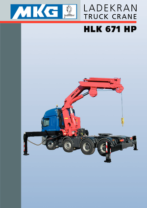 Hydrauliczne żurawie do załadunku MKG HLK 671 HP a5