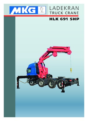 Hydrauliczne żurawie do załadunku MKG HLK 691 SHP a2 