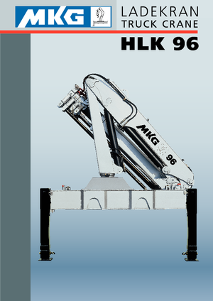 Hydrauliczne żurawie do załadunku MKG HLK 96 a2 