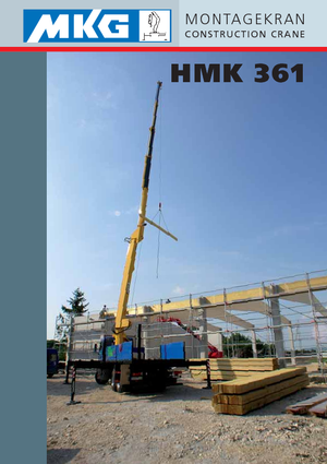 Hydrauliczne żurawie do załadunku MKG HMK 361 a3 L