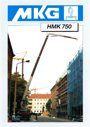 Hydrauliczne żurawie do załadunku MKG HMK 750 Ta3-a2