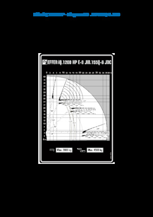 Hydrauliczne żurawie do załadunku Effer IQ.1200 HP E9