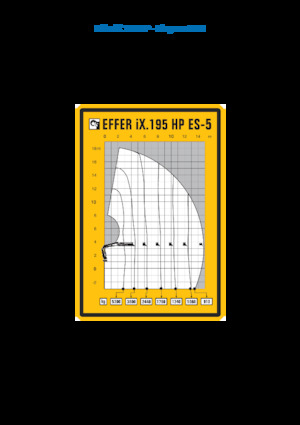 Hydrauliczne żurawie do załadunku Effer IX.195 HP ES5