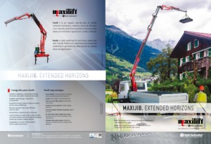 Hydrauliczne żurawie do załadunku Maxilift ML 380.4H