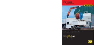 Hydrauliczne żurawie do załadunku Palfinger PK 10000 C