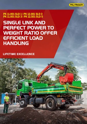 Hydrauliczne żurawie do załadunku Palfinger PK 11.001 SLD 1 A