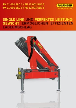 Hydrauliczne żurawie do załadunku Palfinger PK 12.501 SLD 5 A