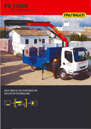 Hydrauliczne żurawie do załadunku Palfinger PK 12000 B