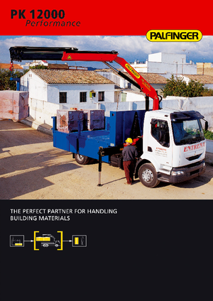 Hydrauliczne żurawie do załadunku Palfinger PK 12000 B