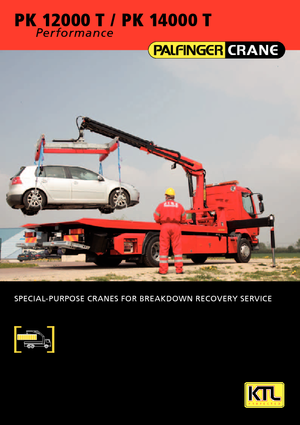 Hydrauliczne żurawie do załadunku Palfinger PK 12000 TB