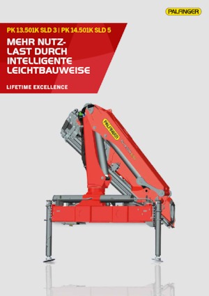 Hydrauliczne żurawie do załadunku Palfinger PK 14.501K SLD 5