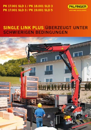 Hydrauliczne żurawie do załadunku Palfinger PK 17.001 SLD 3 A