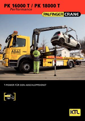 Hydrauliczne żurawie do załadunku Palfinger PK 18000 TC  HPLS